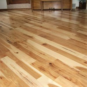 Unfinished hardwood floor